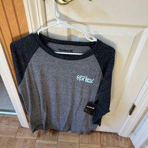 Men’s Hurley brand new 1/4 sleeve top